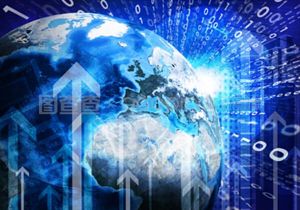 信息科技時(shí)代 發(fā)光的人物與地球